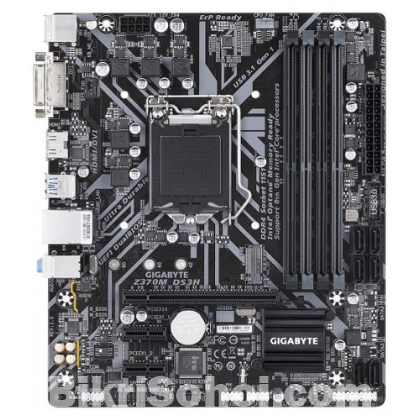 i5 CPU + Gigabyte Z370M DS3H 8/9 gen Motherboard